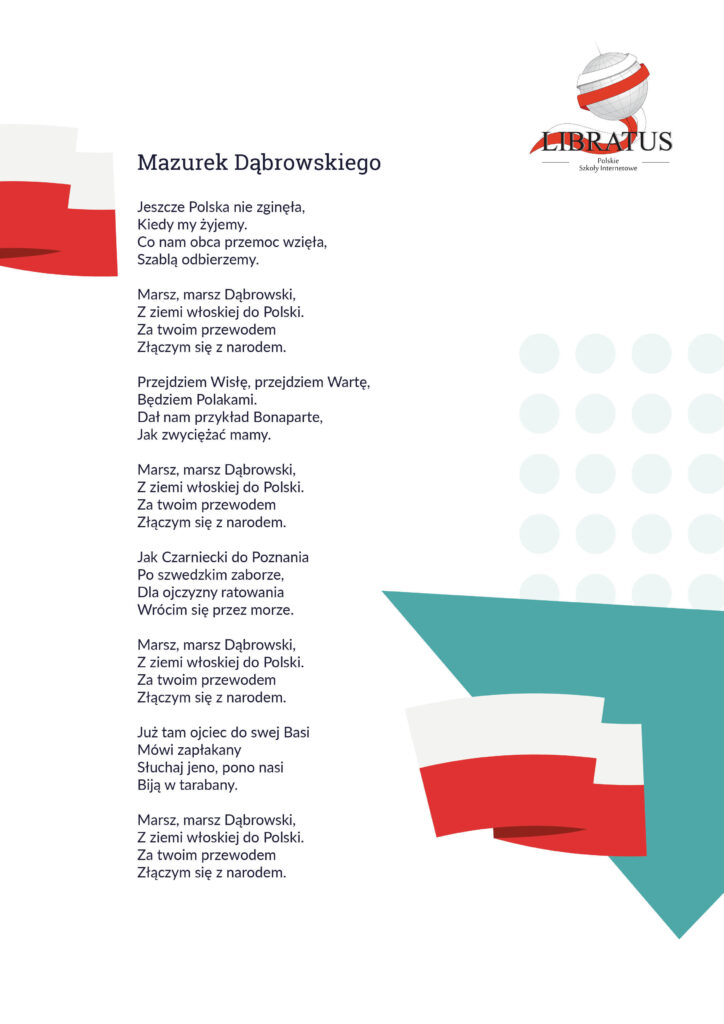 tekst hymnu polskiego